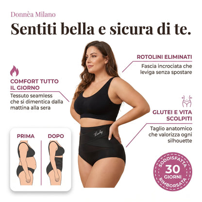 Slip Modellante Vita Alta — Controllo Addome Senza Cuciture